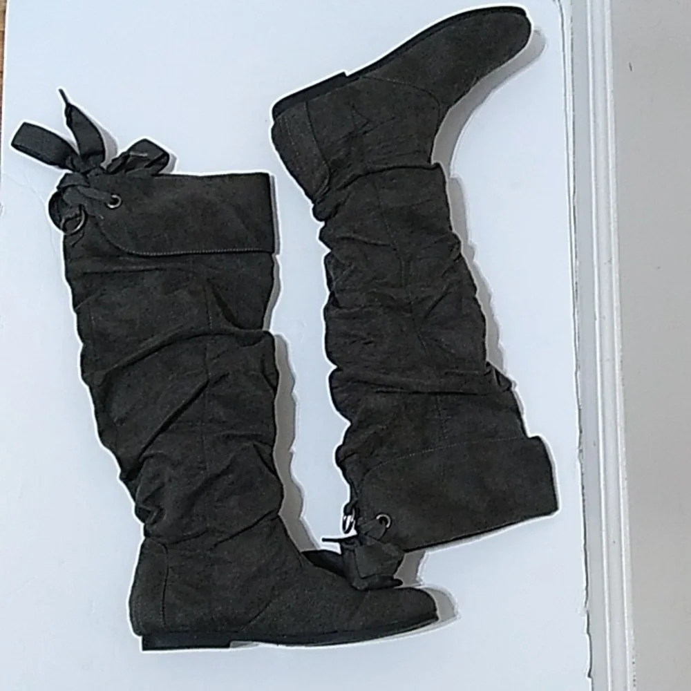 Maden Girl Jaylyne Gray Slouch Boots